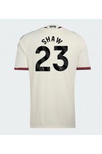 Manchester United Luke Shaw #23 Jalkapallovaatteet Kolmaspaita 2026-27 Lyhythihainen